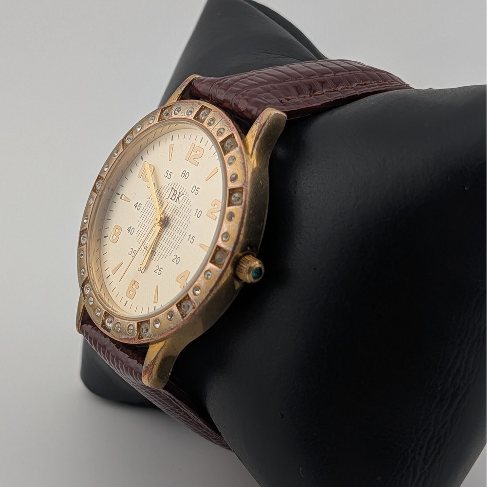 JBK Collection Jackie Kennedy Replica Watch Camrose & Kross Crystal Bezel Quartz - Picture 5 of 10